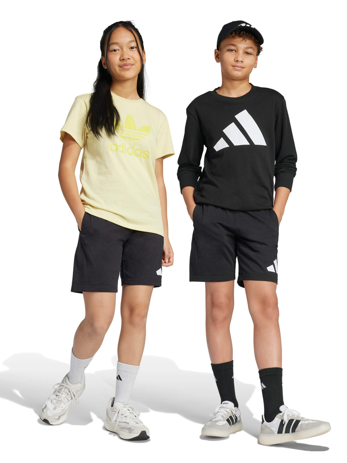 SHORT INFANTIL UNISEX ADIDAS NEGRO ESSENTIALS  - 5