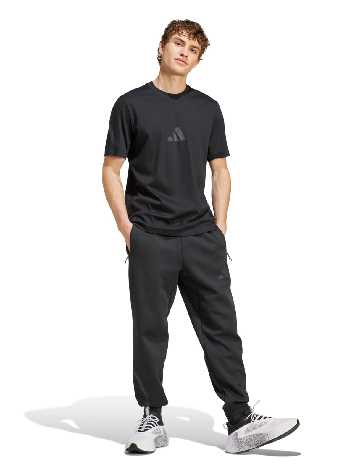 POLO ALGODÓN HOMBRE ADIDAS NEGRO Z.N.E - 4