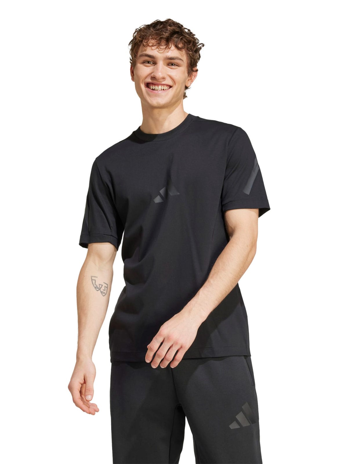 POLO ALGODÓN HOMBRE ADIDAS NEGRO Z.N.E - 1