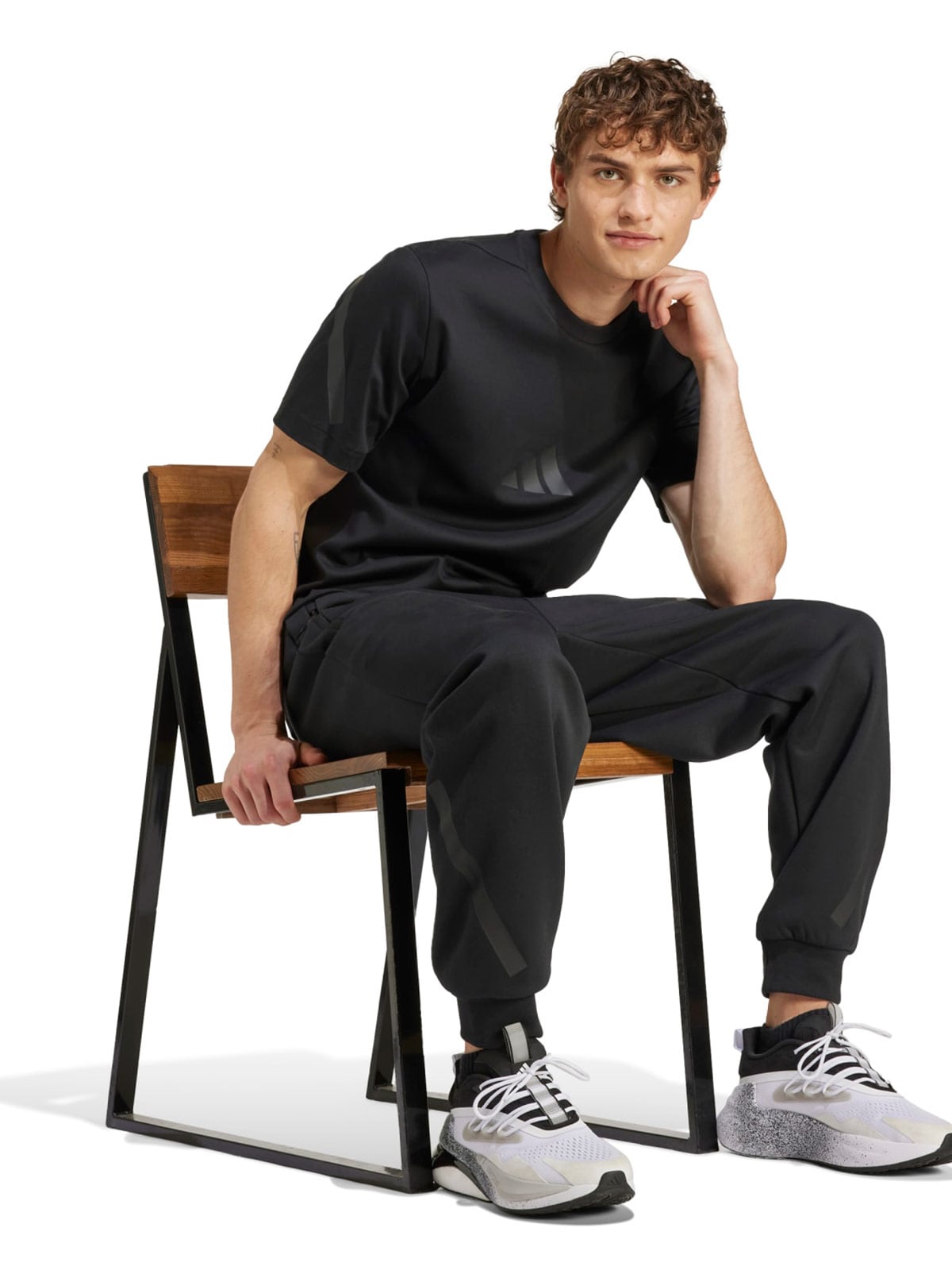 POLO ALGODÓN HOMBRE ADIDAS NEGRO Z.N.E - 3