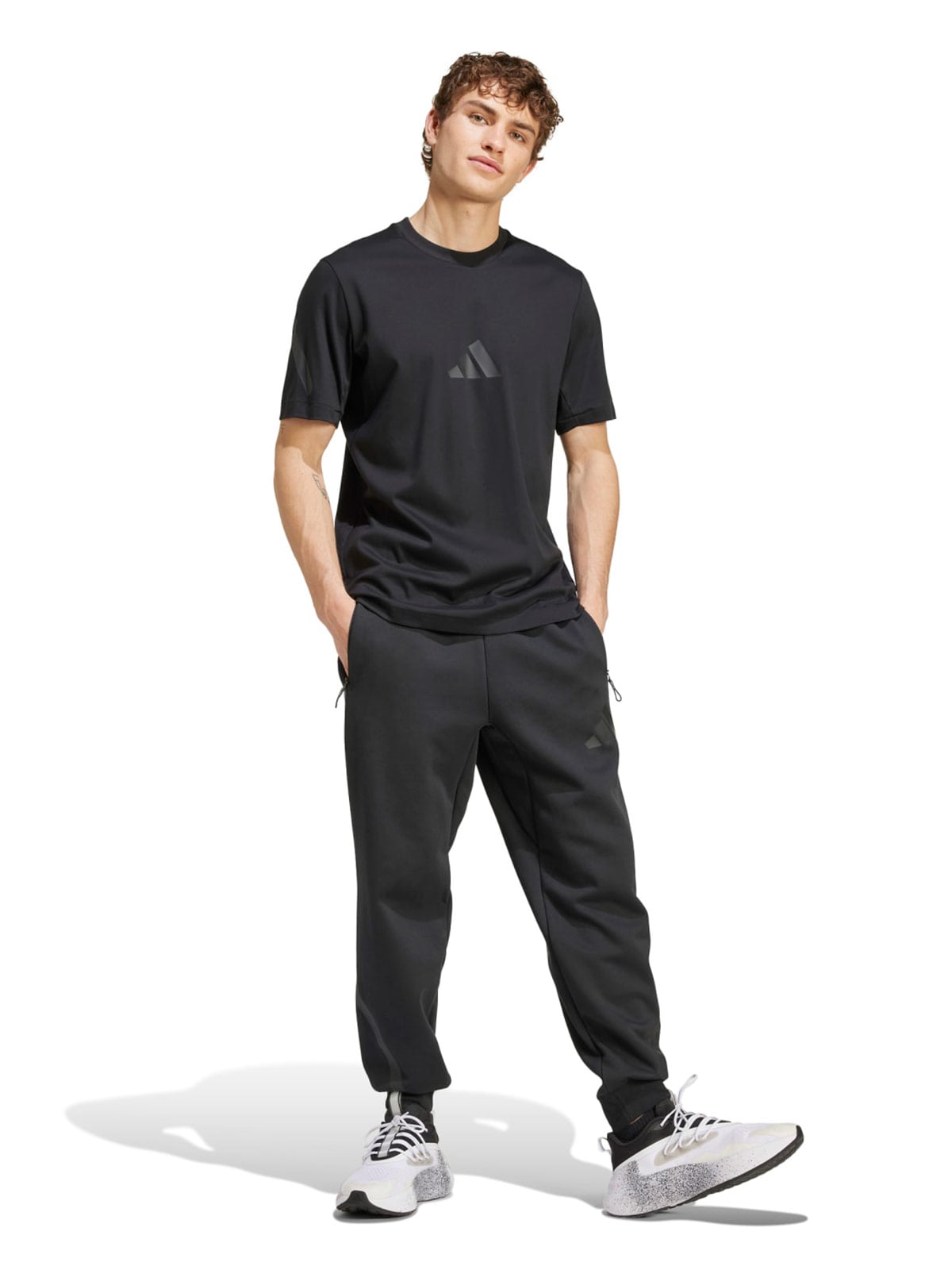 POLO ALGODÓN HOMBRE ADIDAS NEGRO Z.N.E - 4
