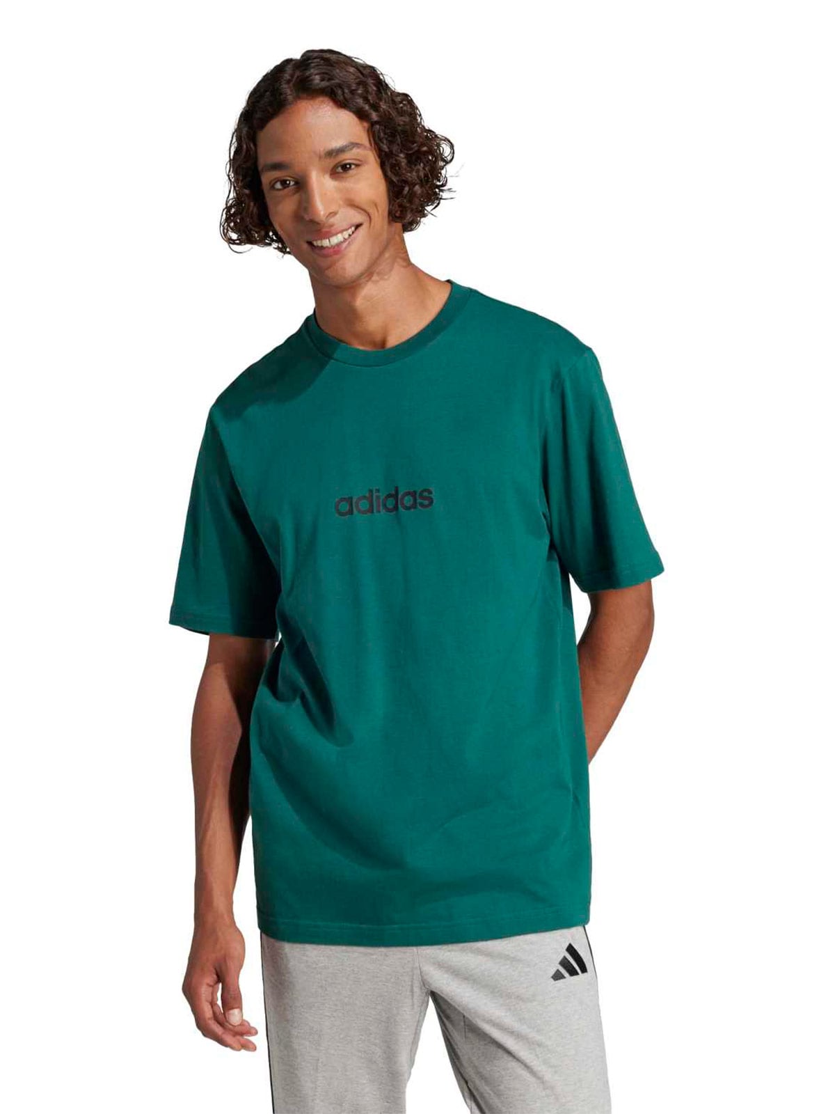 POLO MANGA CORTA HOMBRE ADIDAS ESSENTIALS LINEAR SINGLE JERSEY - 1