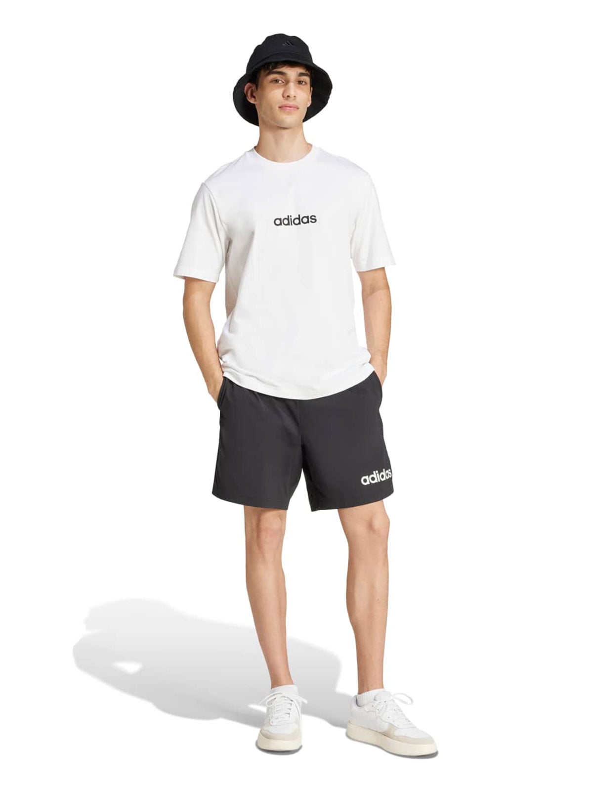 POLO HOMBRE ADIDAS ESSENTIALS LINEAR SINGLE JERSEY - 4