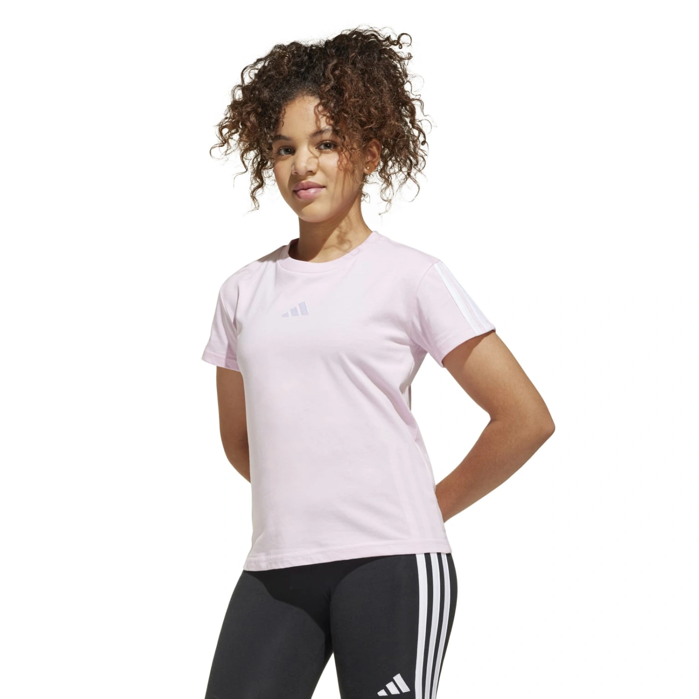 POLO MANGA CORTA ALGODÓN NIÑA CASUAL ADIDAS ESSENTIALS - 1