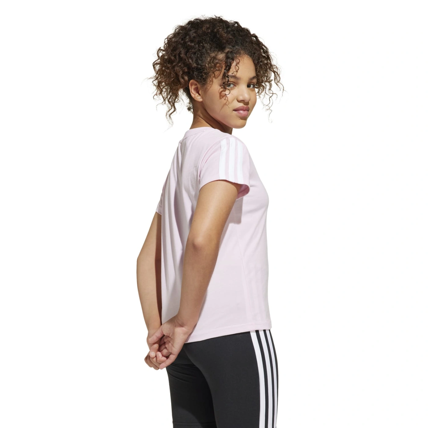 POLO MANGA CORTA ALGODÓN NIÑA CASUAL ADIDAS ESSENTIALS - 3