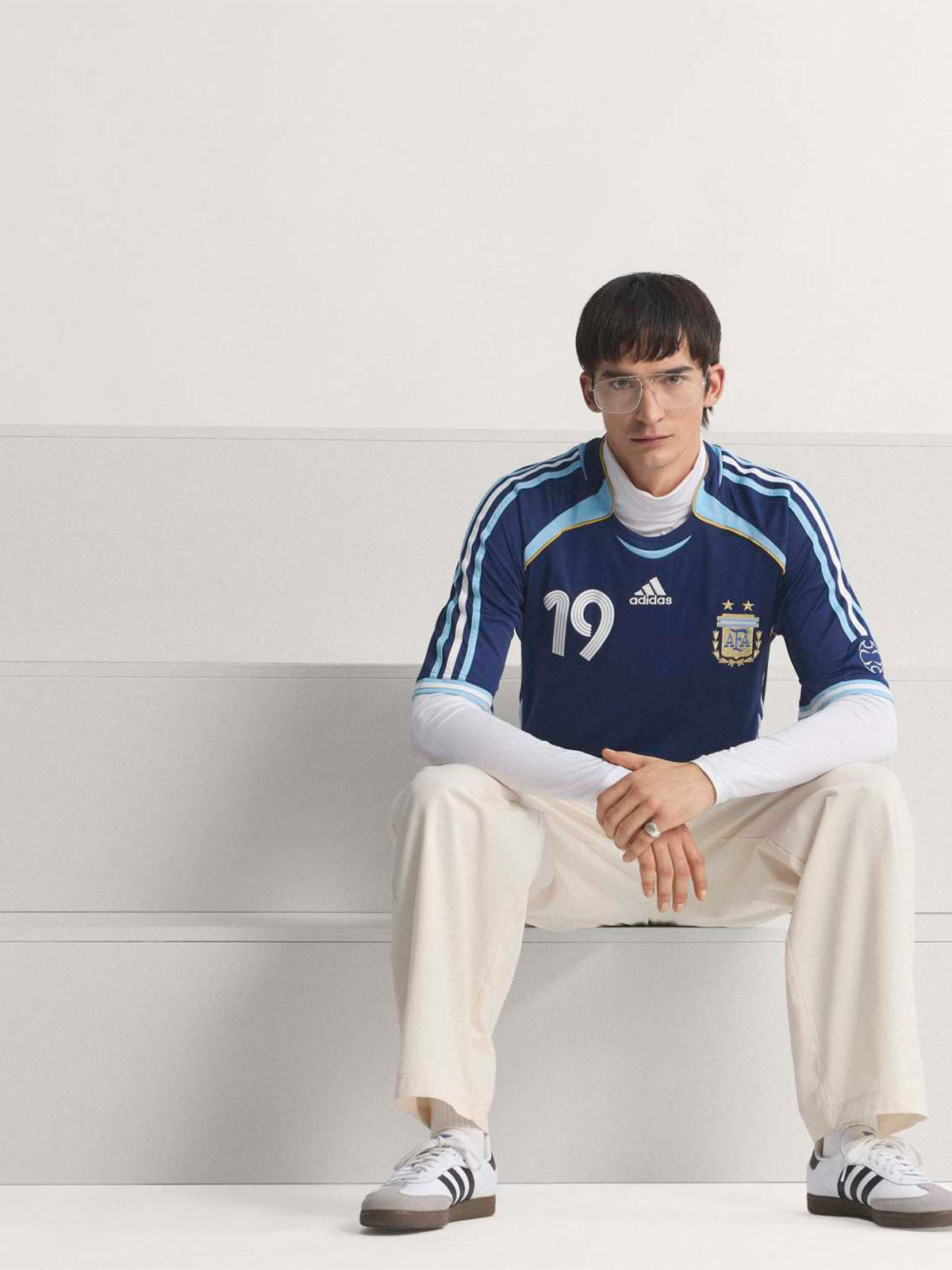 POLO HOMBRE ADIDAS ARGENTINA VISITANTE MESSI 2006 - 4