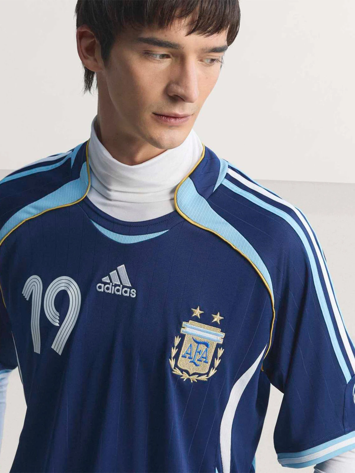 POLO HOMBRE ADIDAS ARGENTINA VISITANTE MESSI 2006 - 8