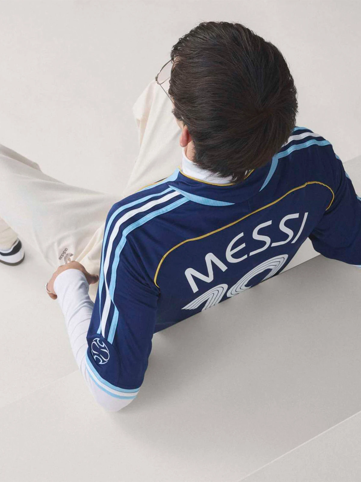 POLO HOMBRE ADIDAS ARGENTINA VISITANTE MESSI 2006 - 9