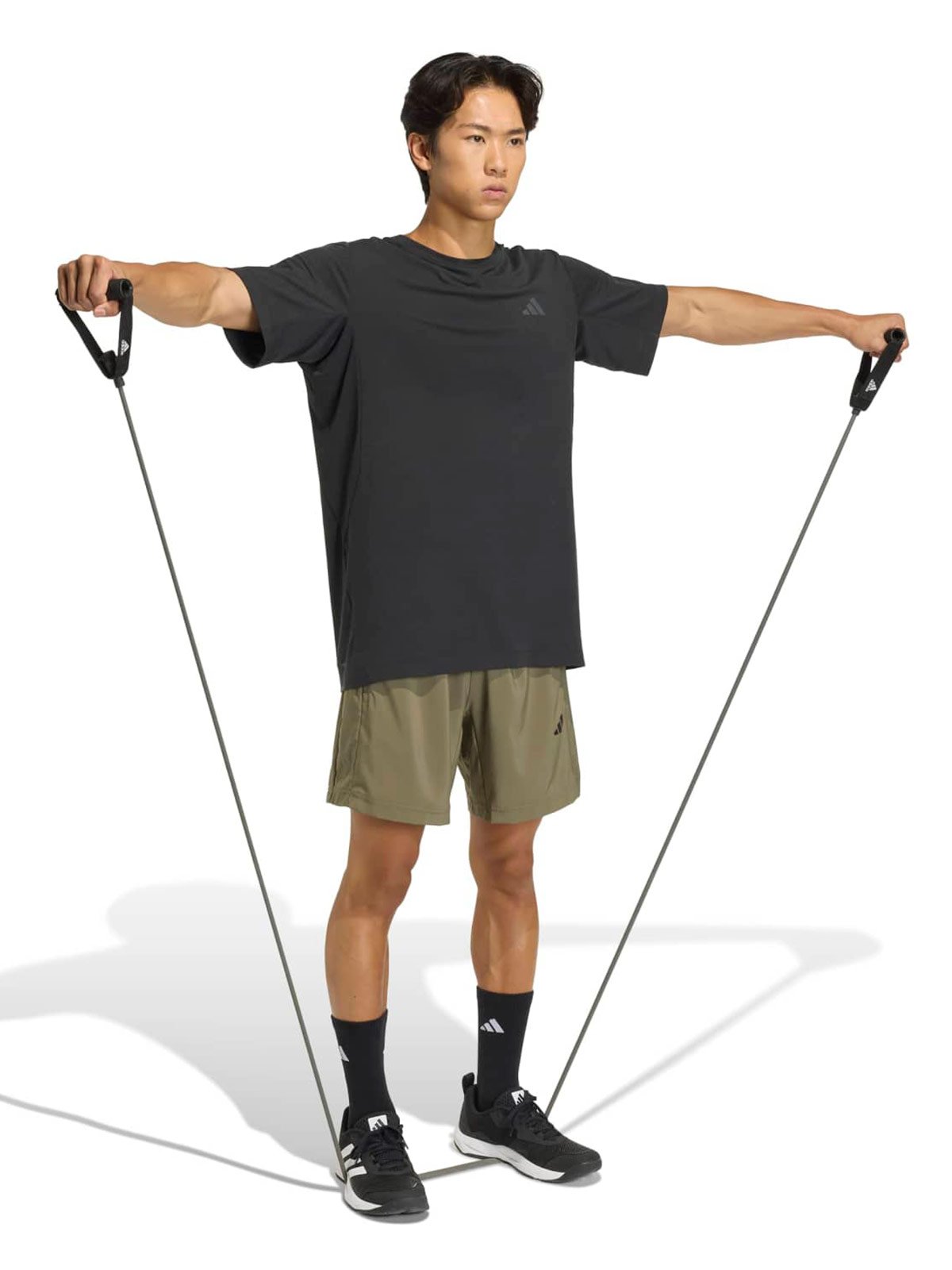 SHORT HOMBRE ADIDAS WORKOUT ESSENTIALS BASE TEJIDOS - 2