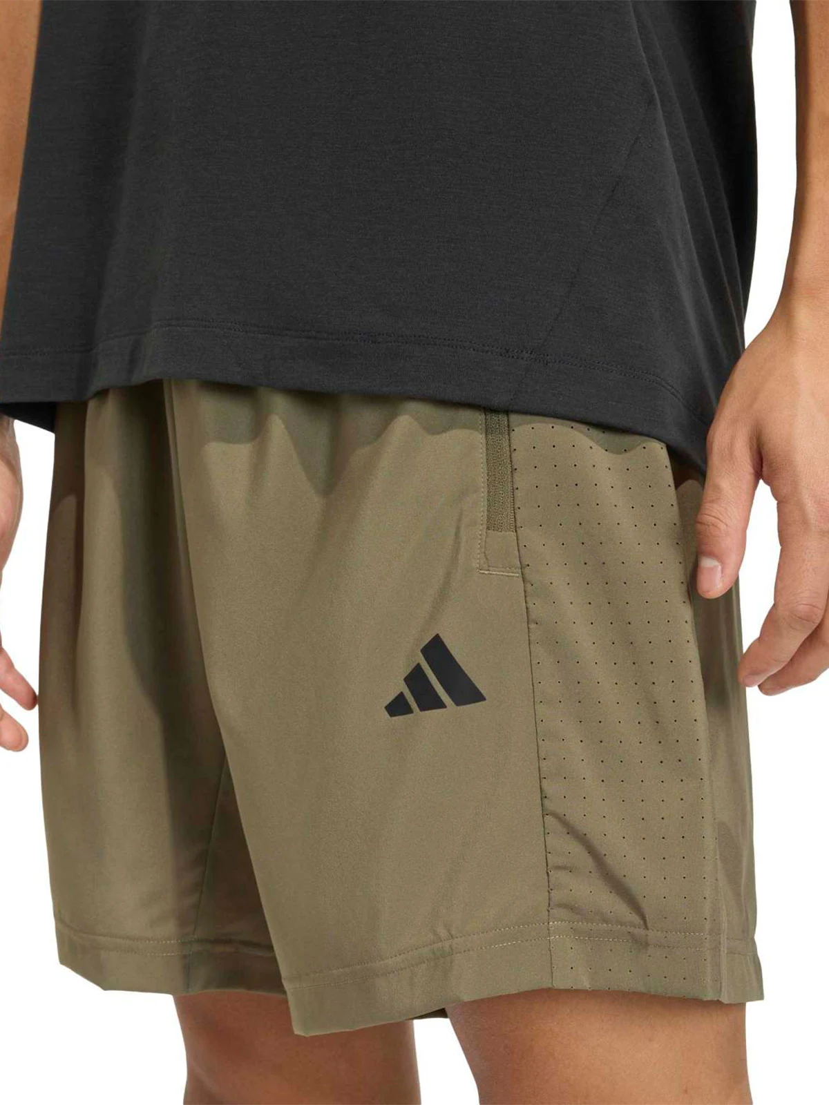 SHORT HOMBRE ADIDAS WORKOUT ESSENTIALS BASE TEJIDOS - 4