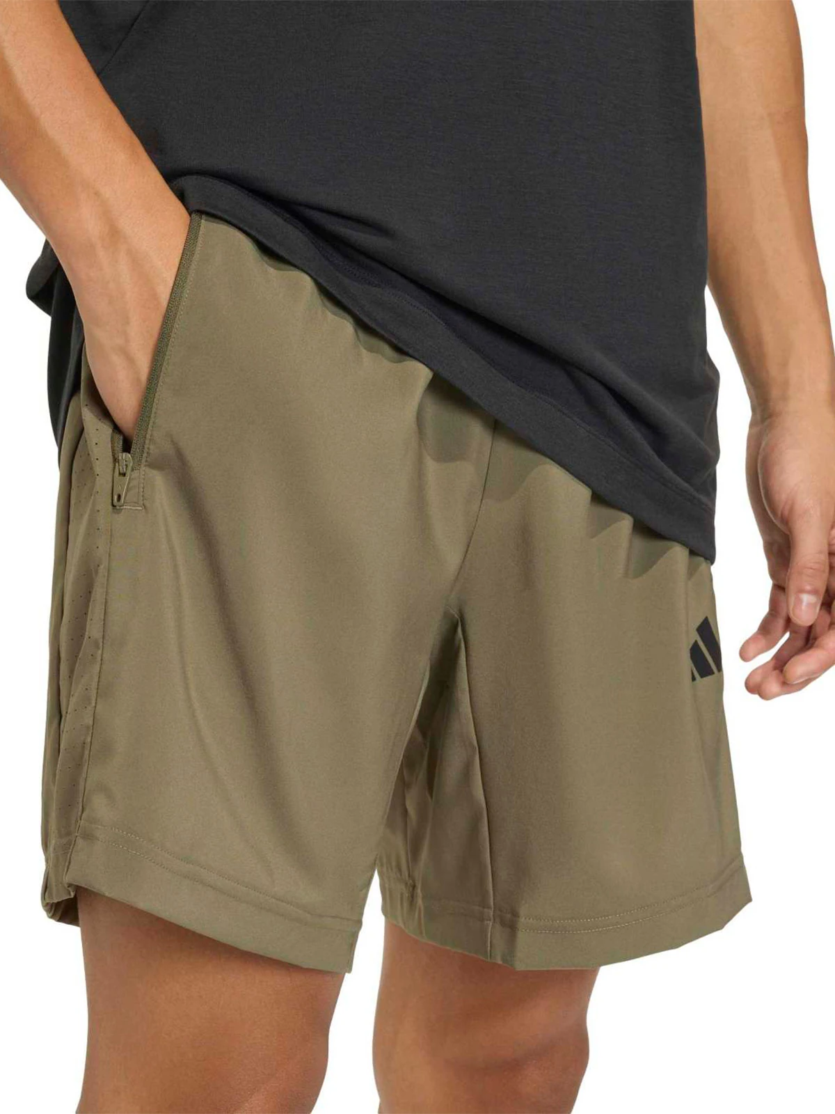 SHORT HOMBRE ADIDAS WORKOUT ESSENTIALS BASE TEJIDOS - 5