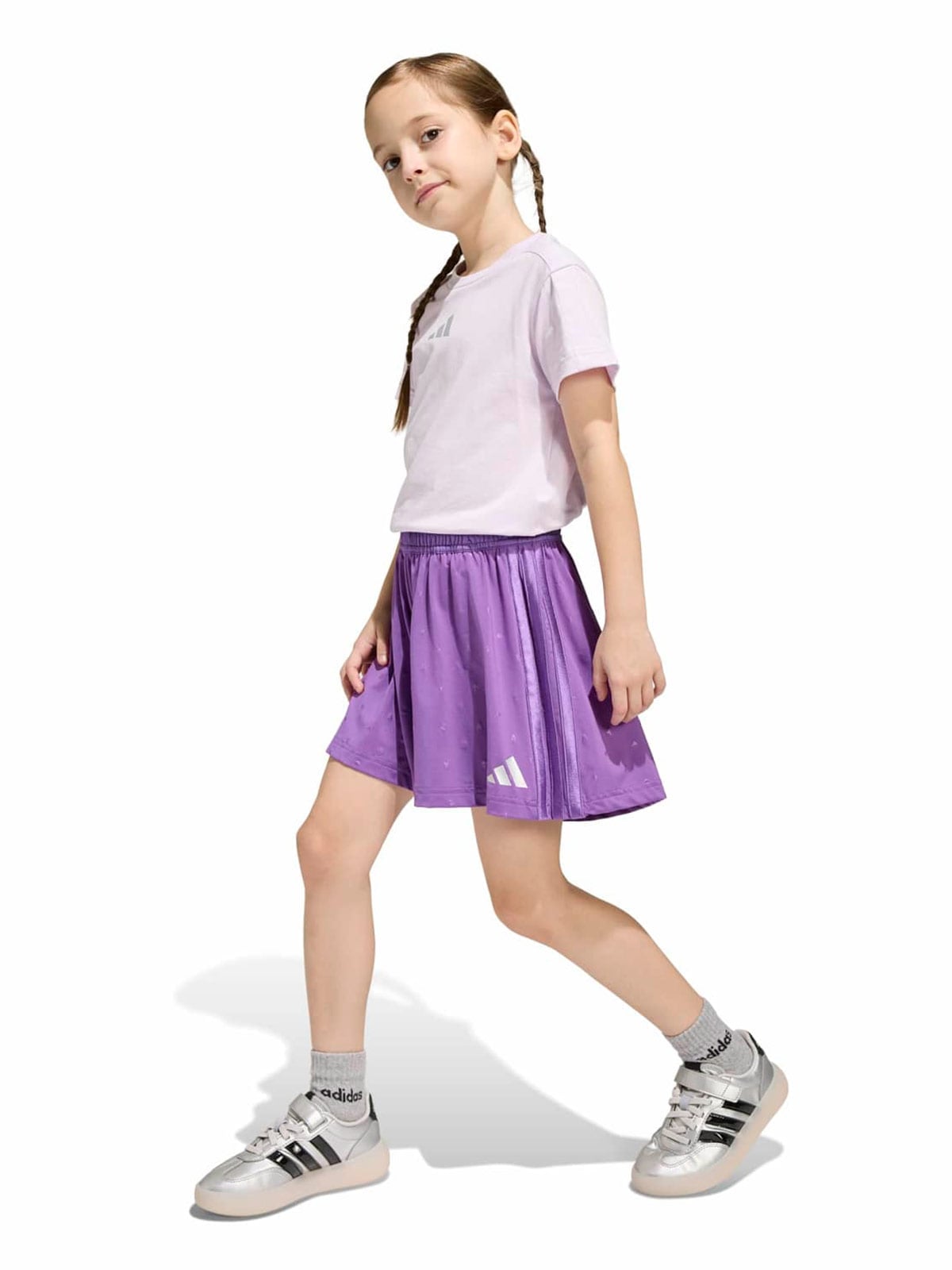 CONJUNTO DEPORTIVO CORTO NIÑA ADIDAS SEASONALS GLAM - 3