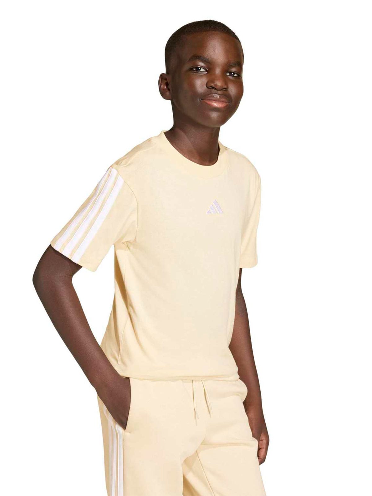 POLO NIÑO ADIDAS KD8552-J 3S TEE 160 - 1