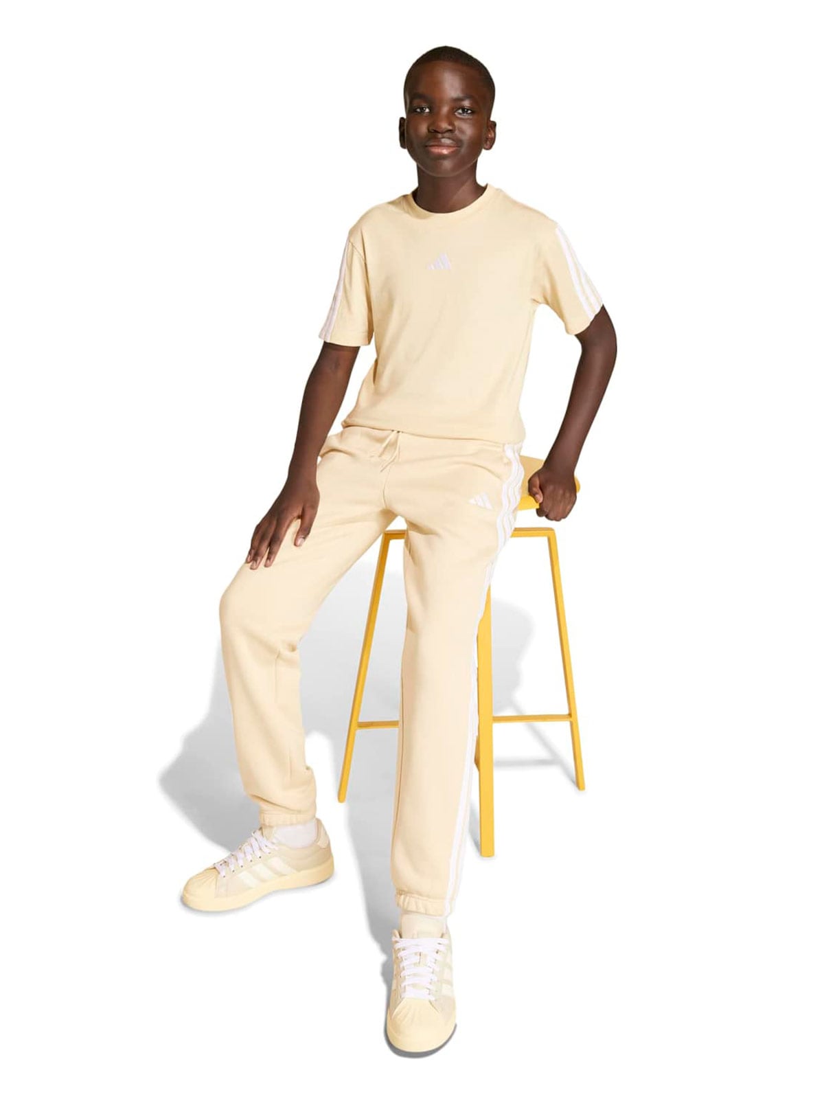 POLO NIÑO ADIDAS KD8552-J 3S TEE 160 - 2