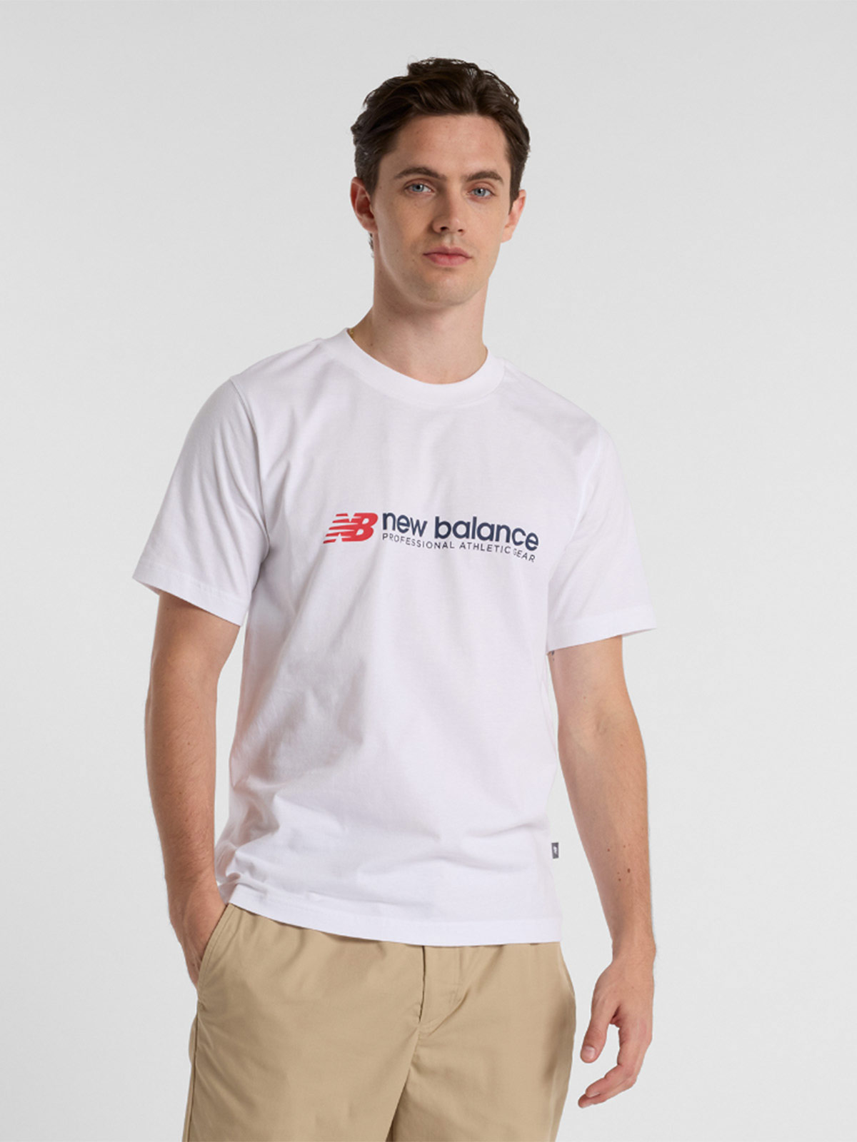 POLO ALGODÓN HOMBRE NEW BALANCE MT51933WT - 1