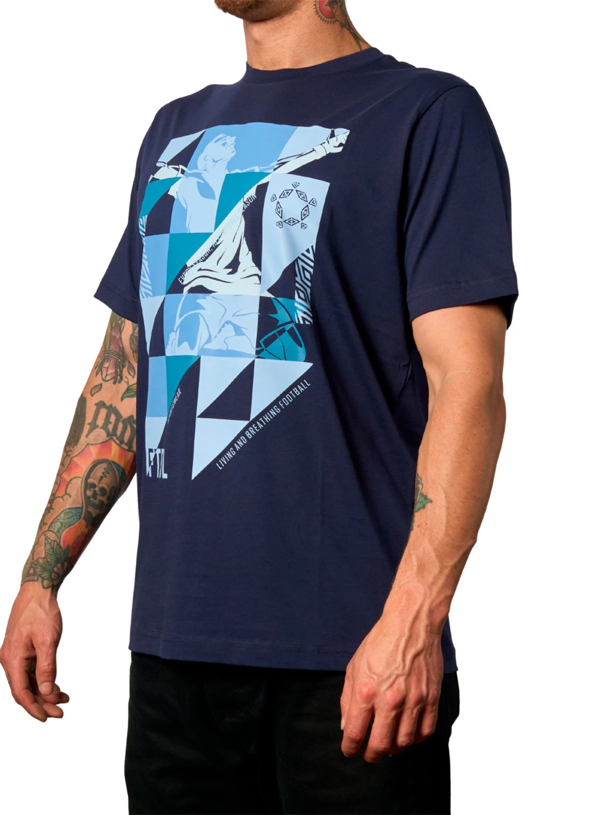 POLO ESTAMPADO HOMBRE UMBRO DR24022-4BK - 2