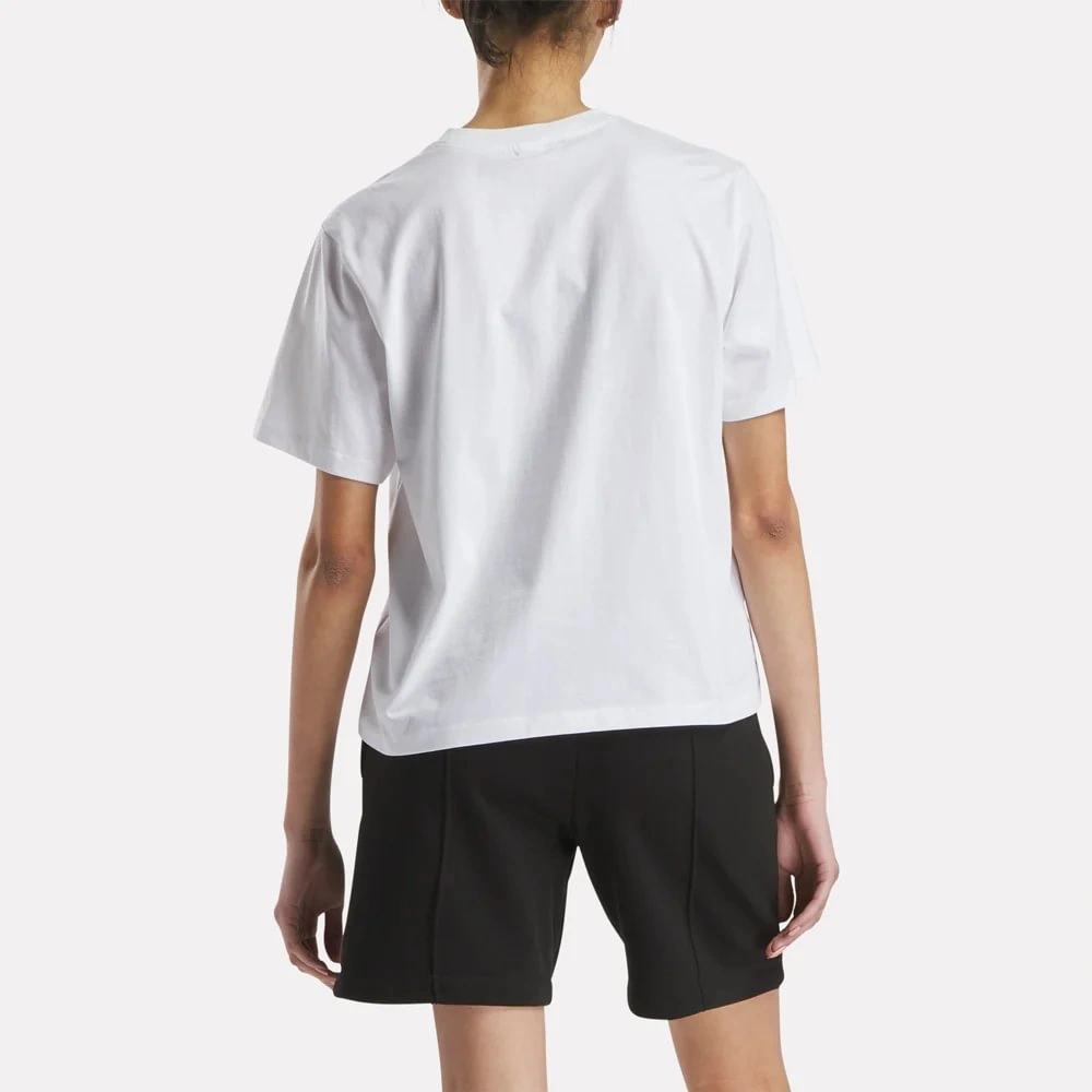 POLO CLÁSICO ALGODÓN MUJER REEBOK NOVA LOG OVERSIZED - 2