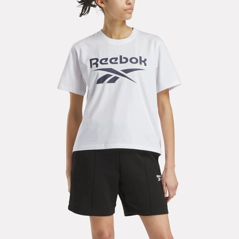 POLO CLÁSICO ALGODÓN MUJER REEBOK NOVA LOG OVERSIZED - 1