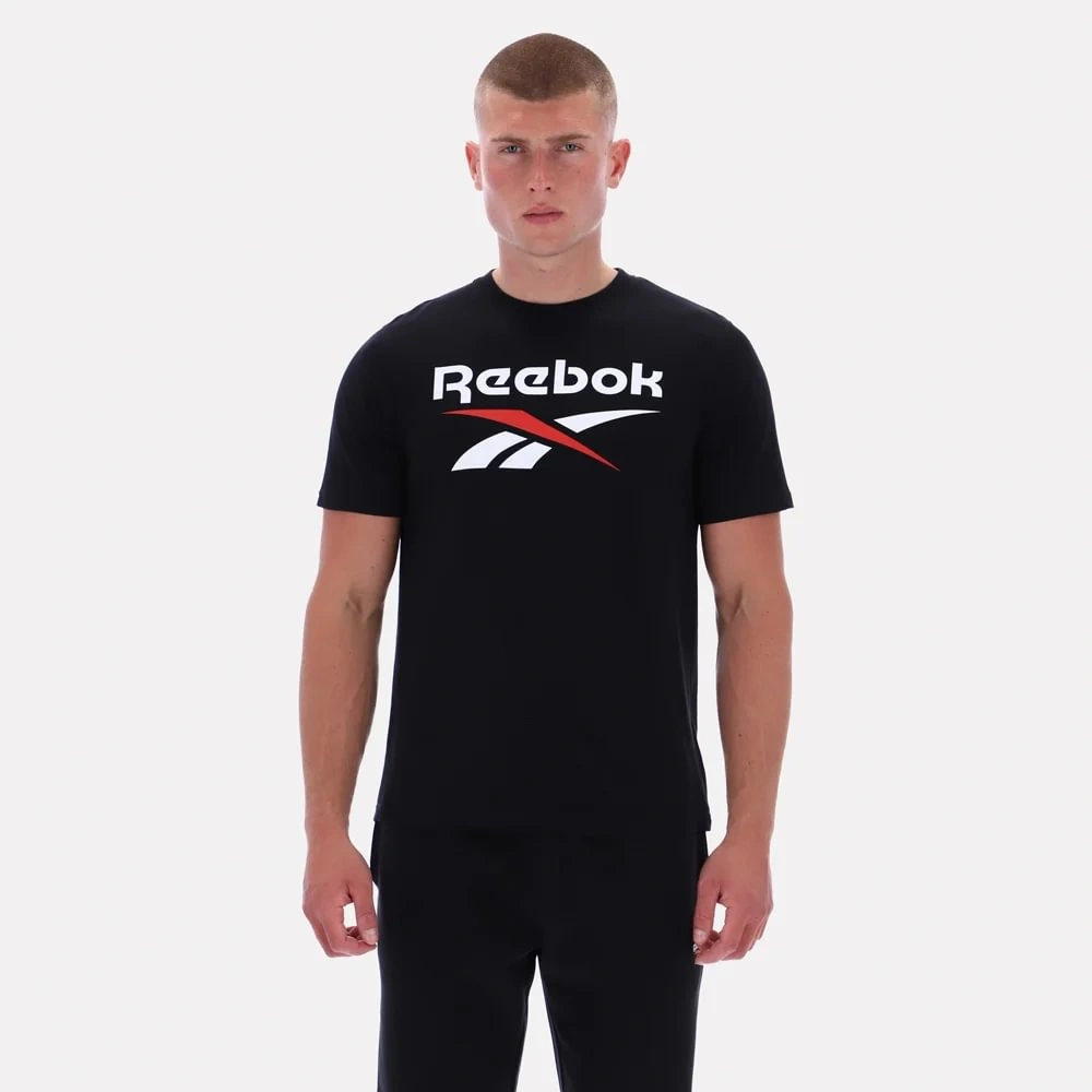 POLO DEPORTIVO CLÁSICO ALGODÓN HOMBRE REEBOK BRUNO BIG LOG CREW - 1