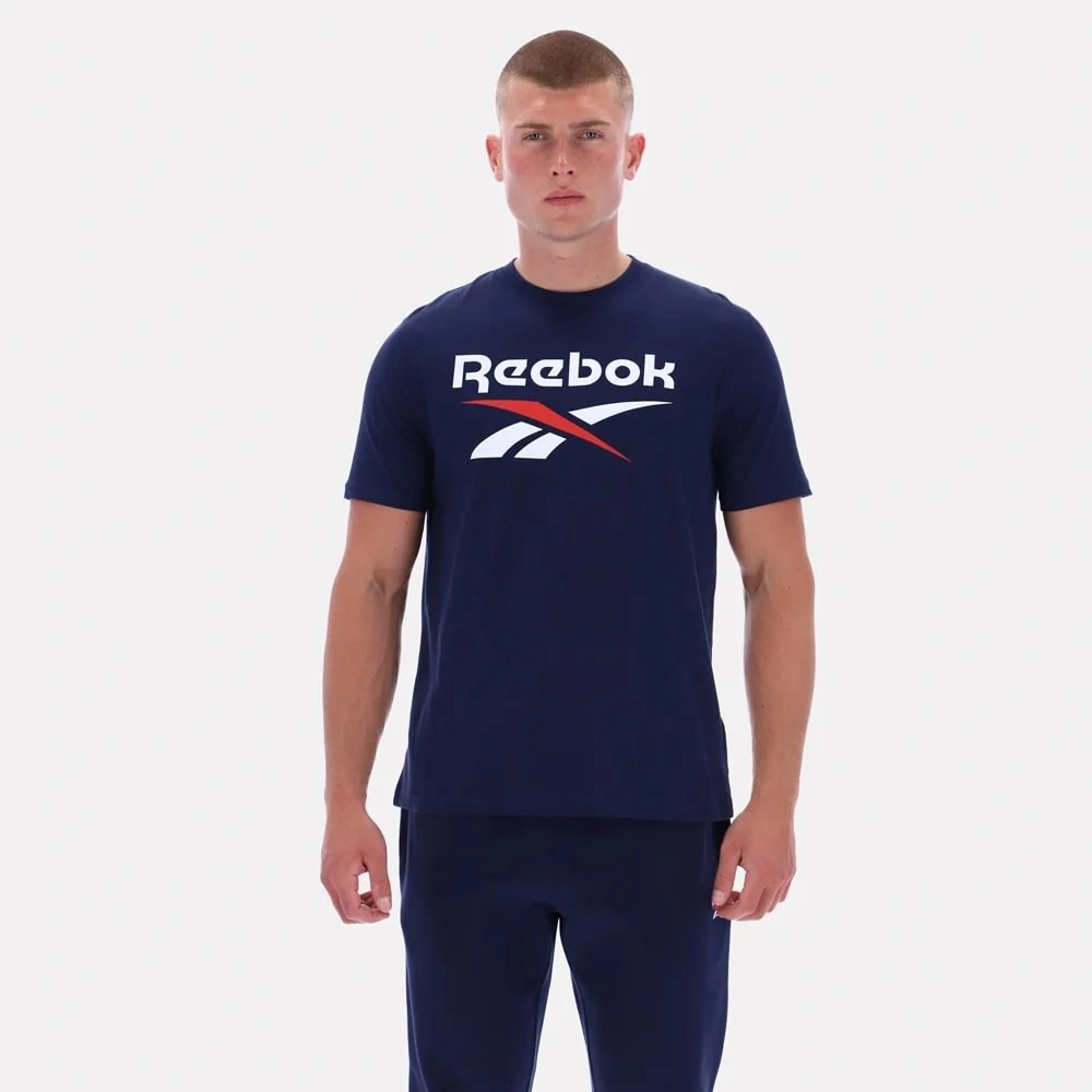POLO CLÁSICO ALGODÓN HOMBRE REEBOK BRUNO BIG LOG CREW - 1