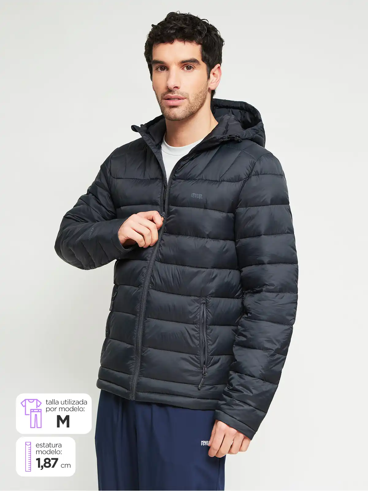 CASACA DEPORTIVA HOMBRE REVUP EFAB - 1