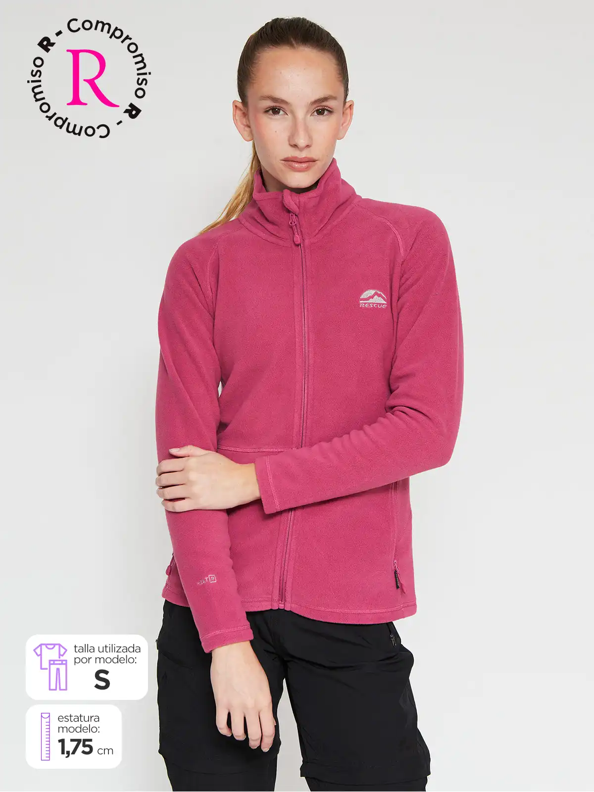 POLERA MUJER RESCUE FLEECE - 1