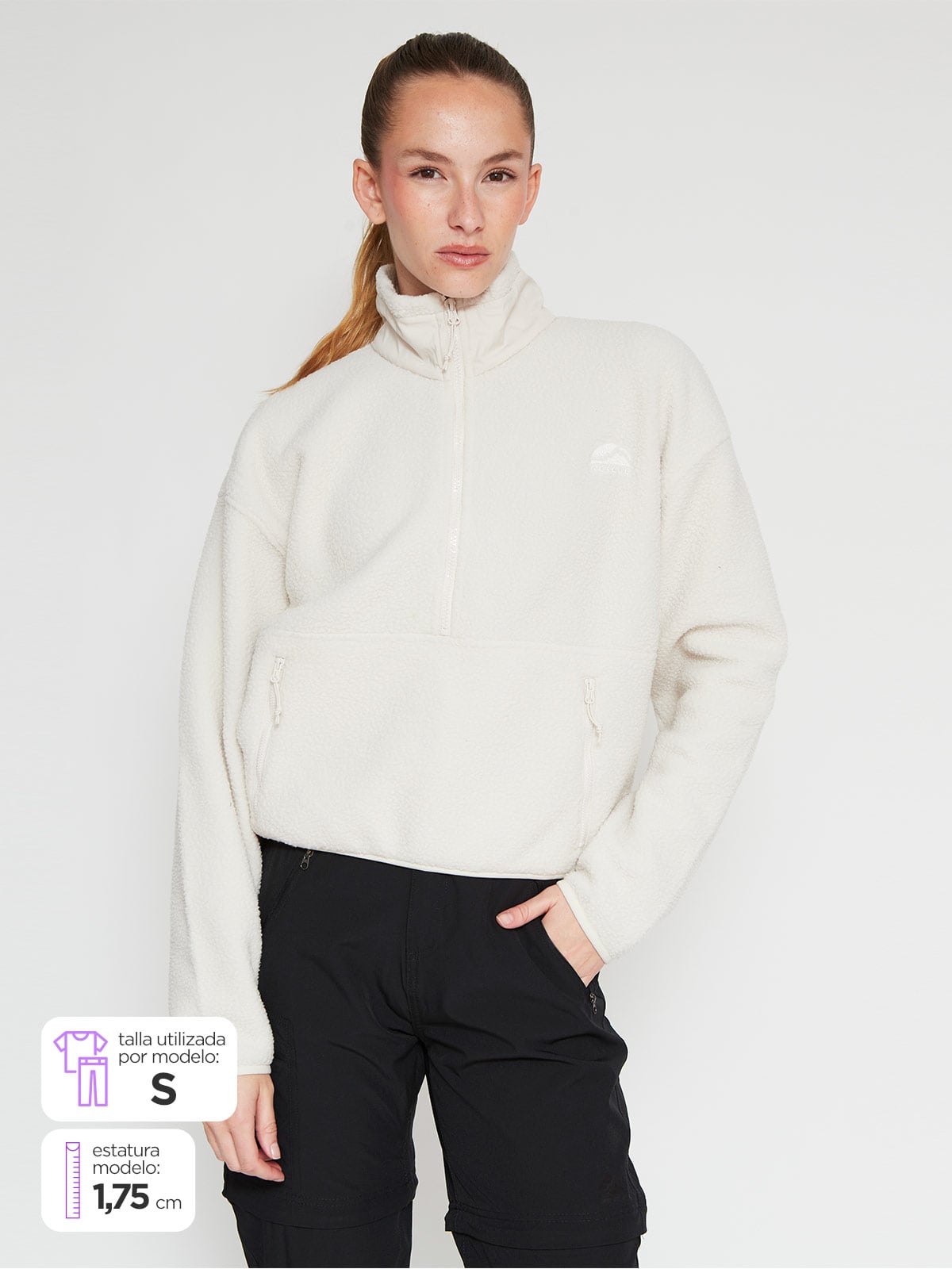 POLERA DEPORTIVA MUJER RESCUE EZIP - 1