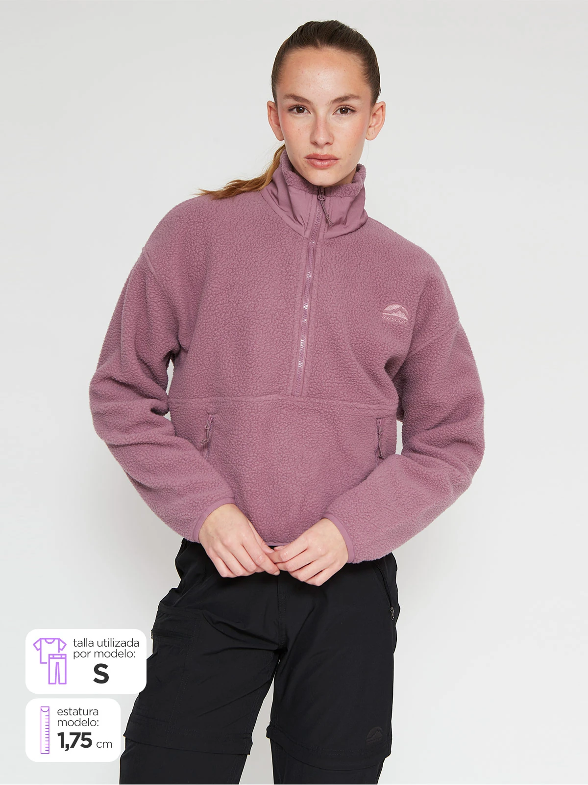 POLERA DEPORTIVA MUJER RESCUE EZIP - 1