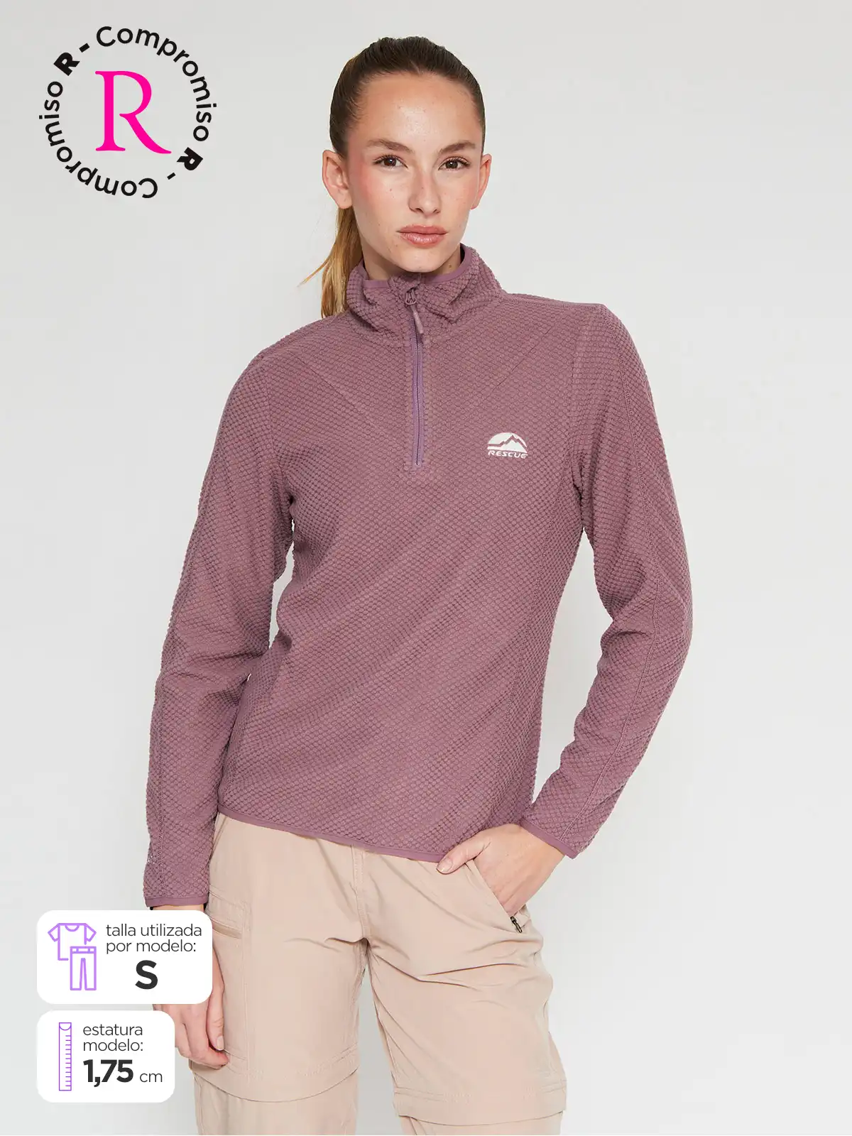 POLERA MUJER RESCUE WARM - 1
