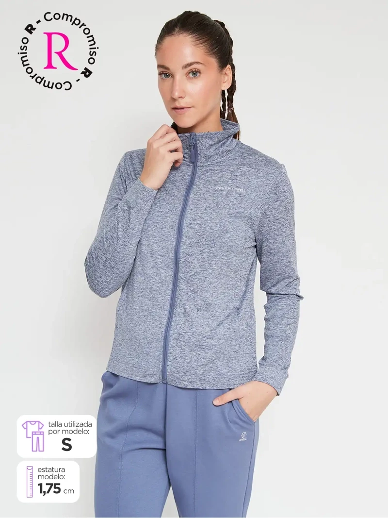 CASACA DEPORTIVA MUJER REVUP BANDREA - 1