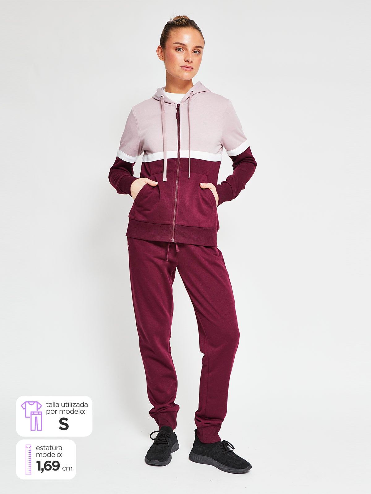 PANTALÓN BUZO MUJER REVUP BLOQ - 1