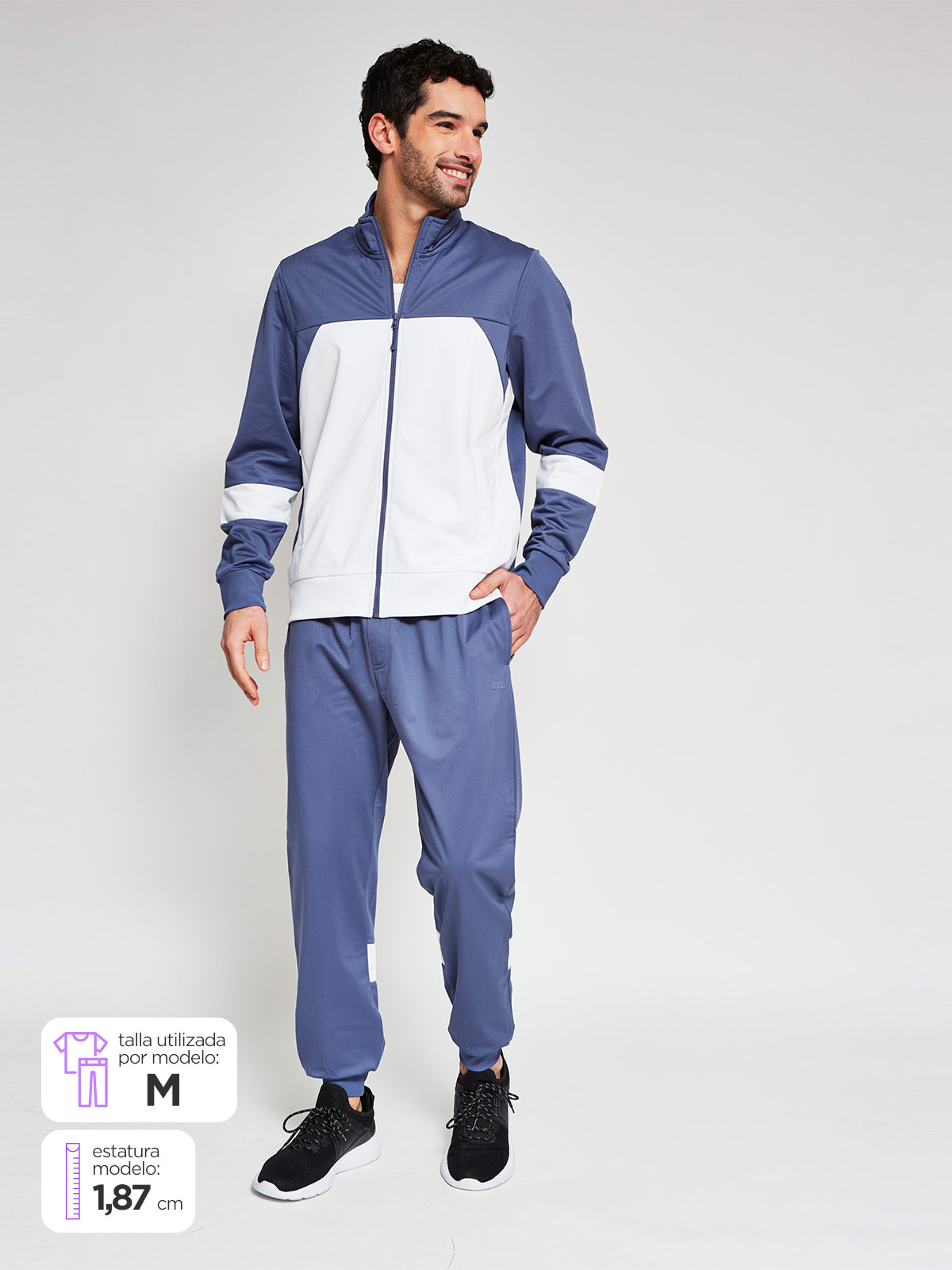 PANTALÓN BUZO HOMBRE REVUP BOLTA - 1