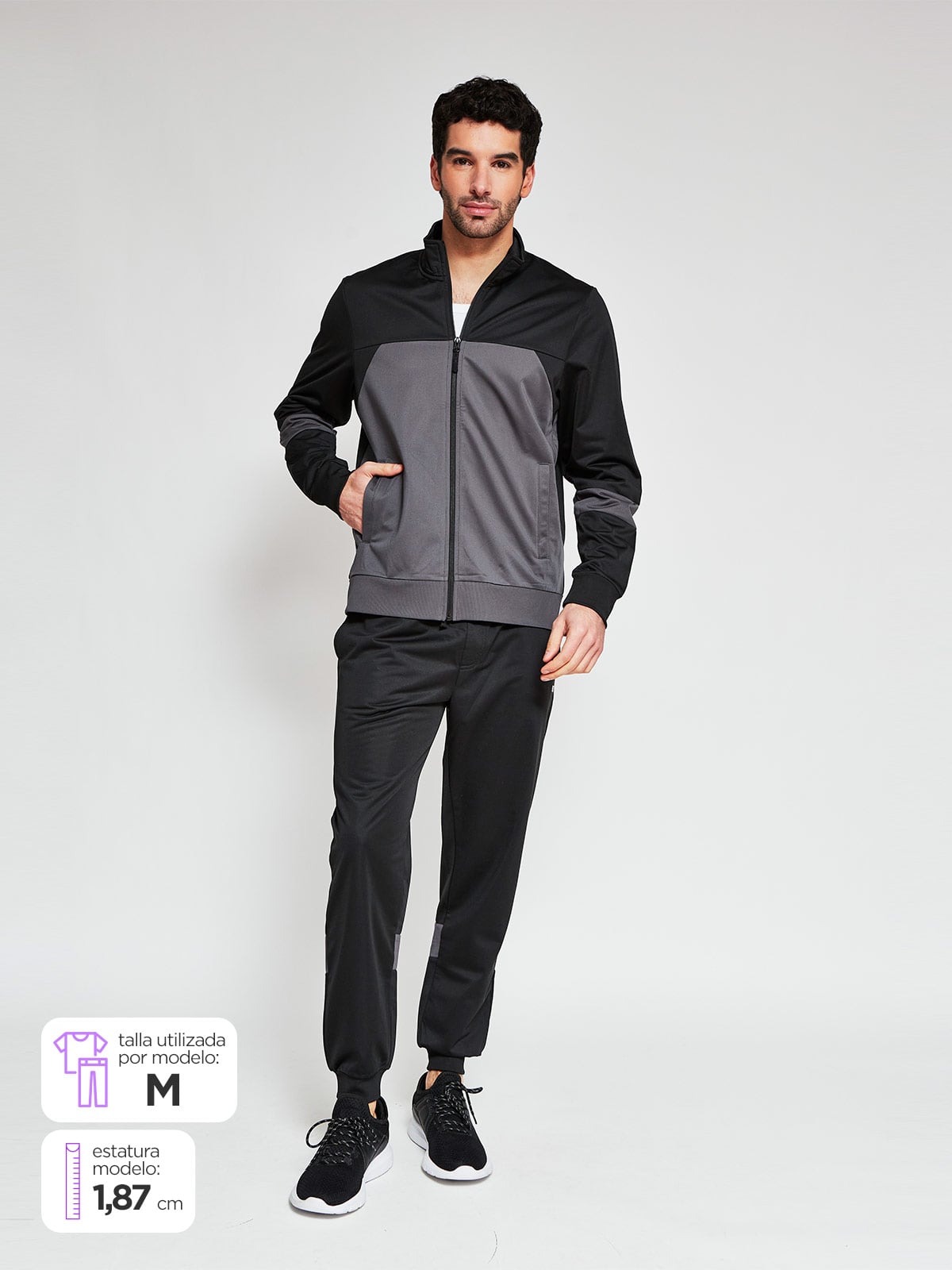 PANTALÓN BUZO HOMBRE REVUP BOLTA - 1
