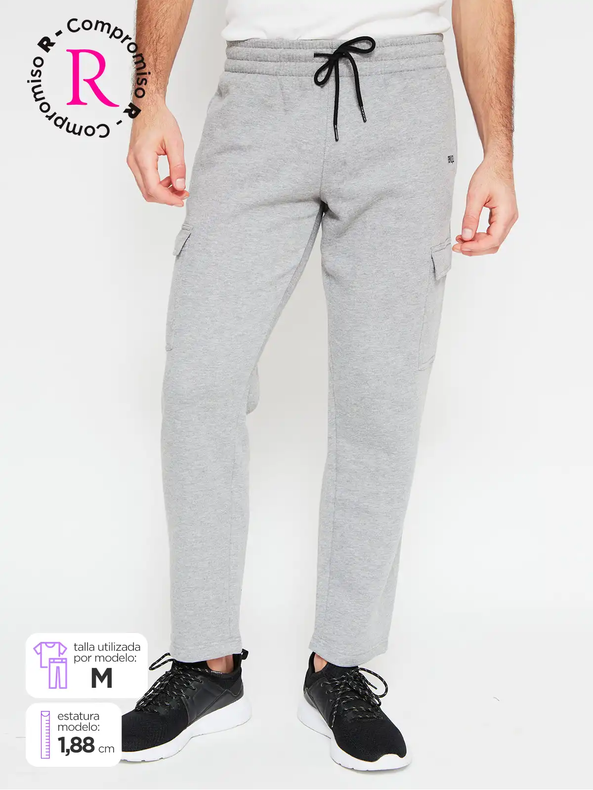 PANTALÓN BUZO HOMBRE REVUP BANCHO - 1