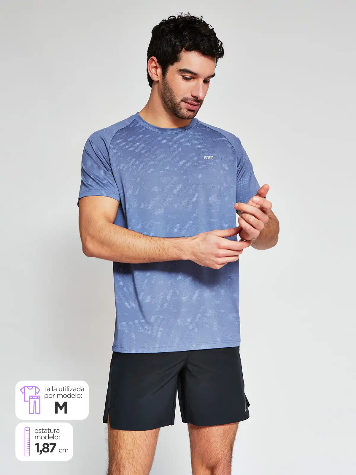 POLO DEPORTIVO MANGA CORTA HOMBRE REVUP TRAIN - 1