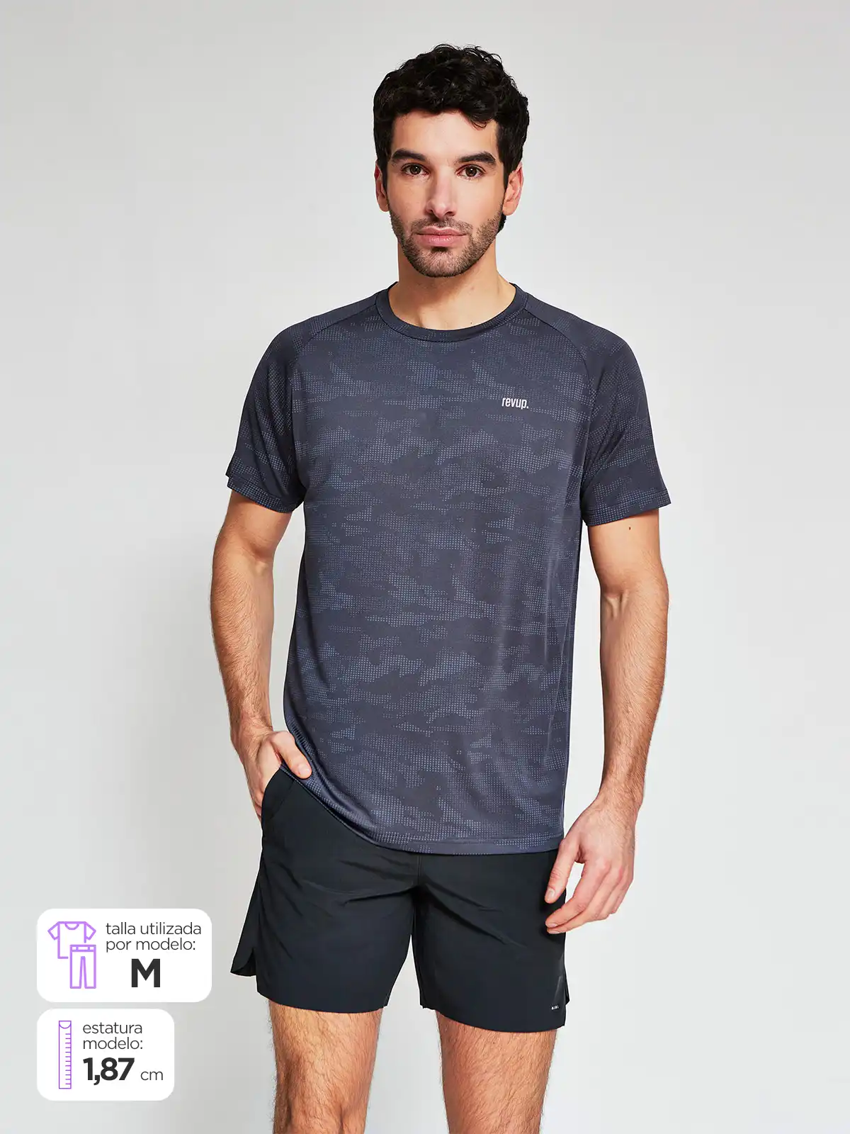 POLO DEPORTIVO MANGA CORTA HOMBRE REVUP TRAIN - 1