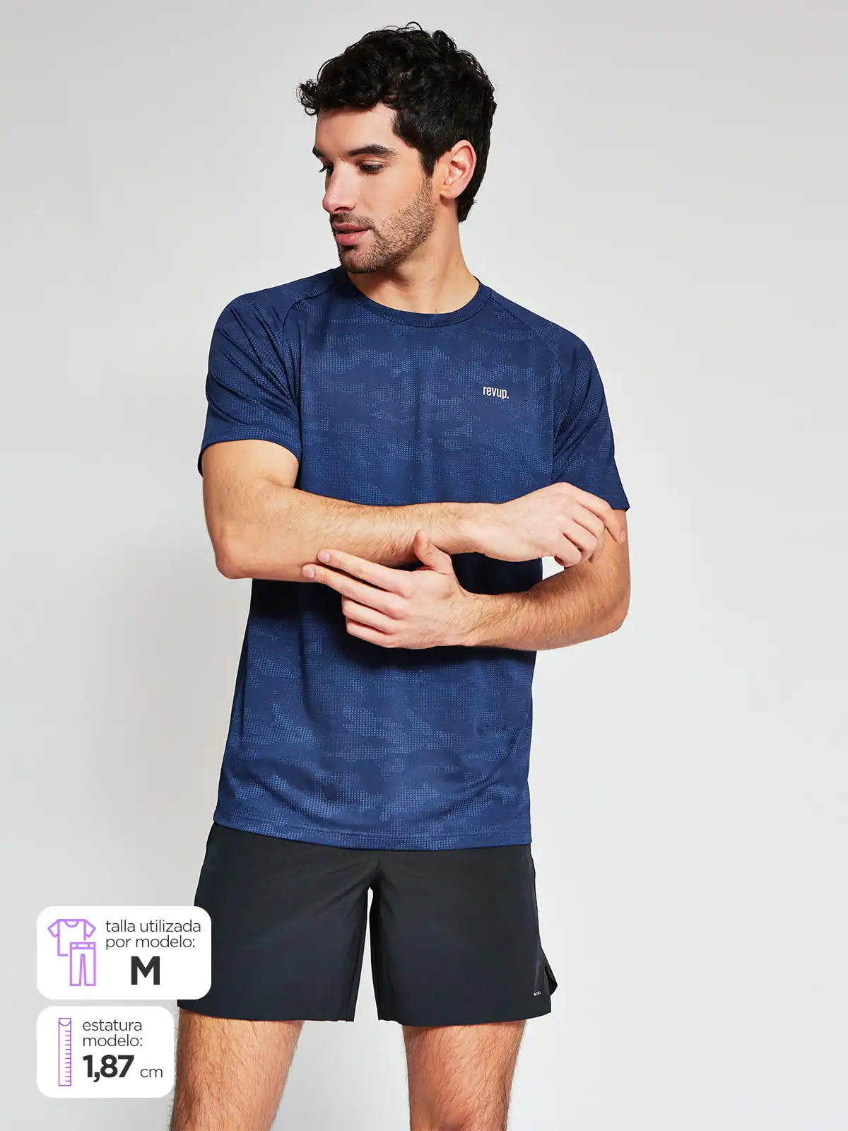 POLO DEPORTIVO MANGA CORTA HOMBRE REVUP TRAIN - 1