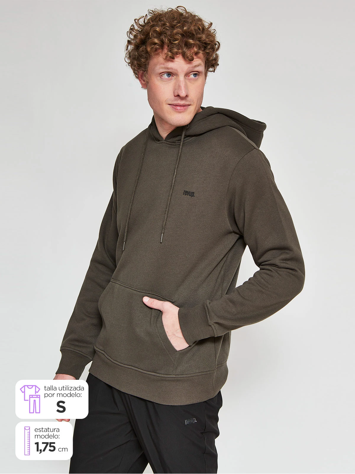 POLERÓN DEPORTIVO HOMBRE REVUP CANGURO - 1