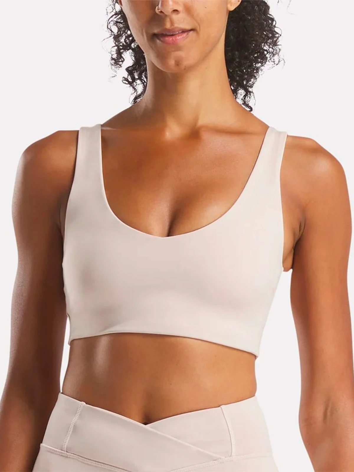 TOP DEPORTIVO MUJER REEBOK NAOMI YOGA V-NECK - 1