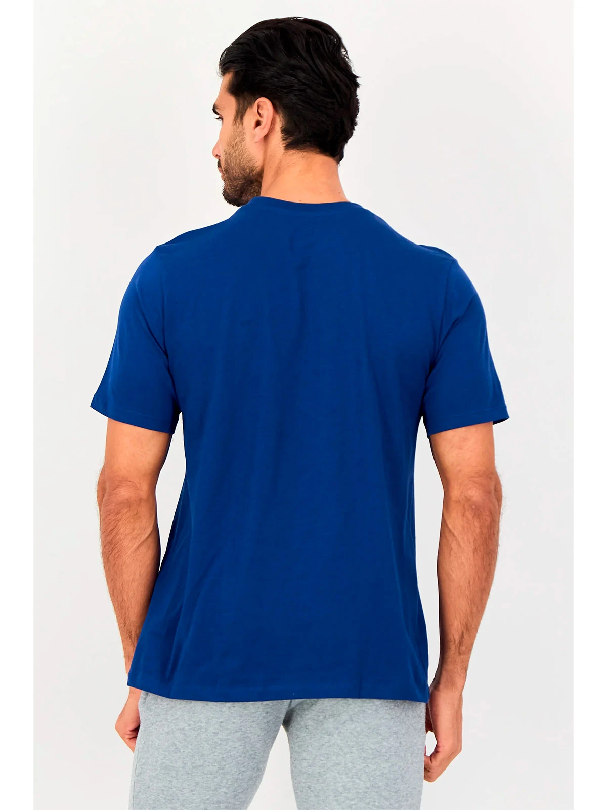 POLO DEPORTIVO HOMBRE REEBOK AZUL BIG LOGO TEE - 4