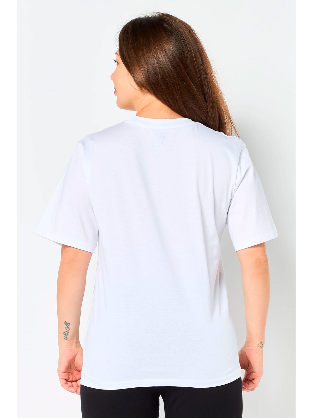POLERA DEPORTIVA MUJER REEBOK BLANCO W CHEST VECTOR LOGO TEE - 2