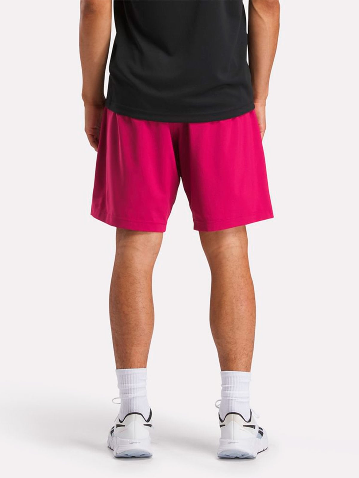 SHORT DEPORTIVO HOMBRE REEBOK GUINDA - 2