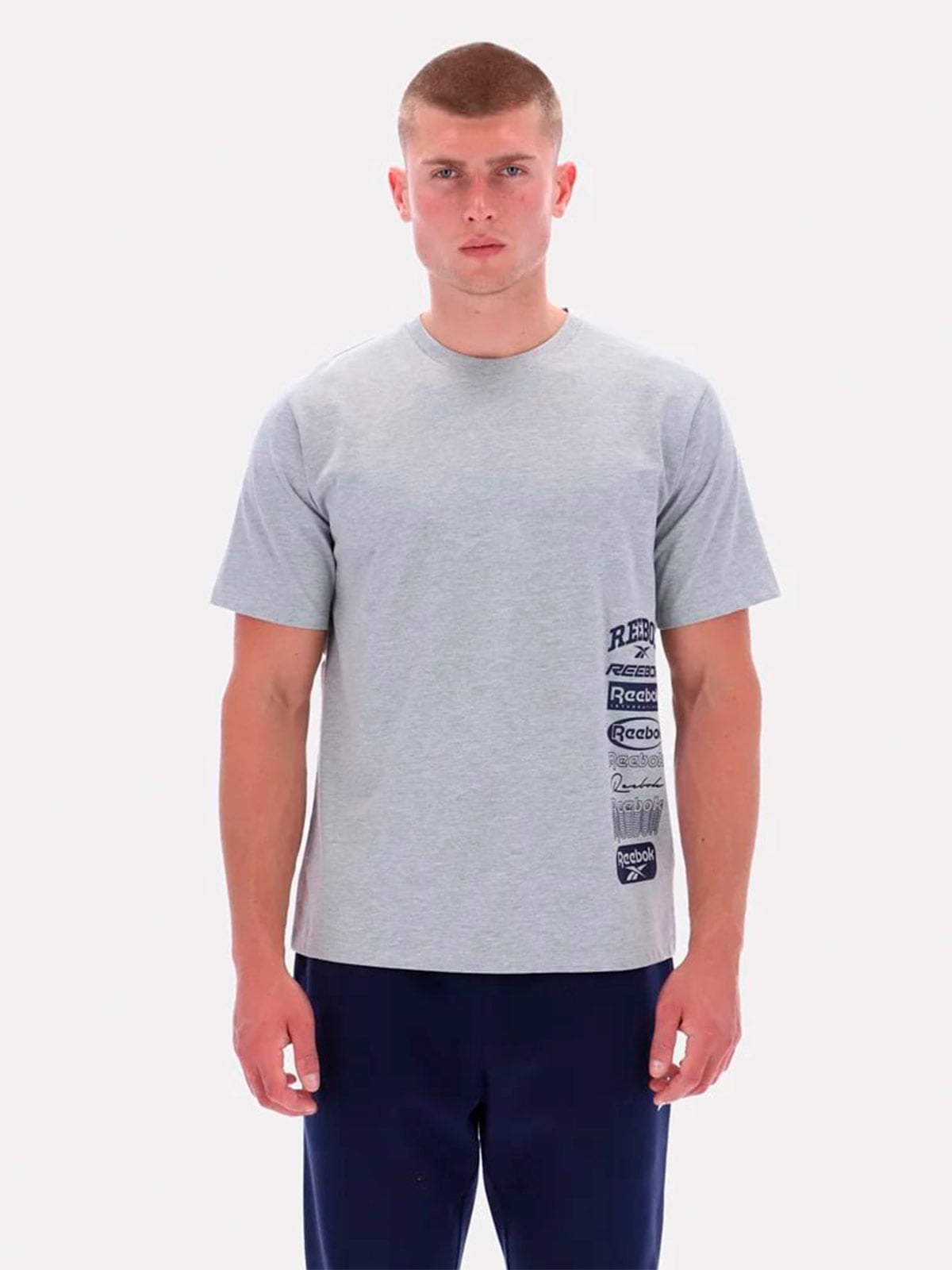 POLO DEPORTIVO HOMBRE REEBOK GRIS FRANCO SS TEE - 1