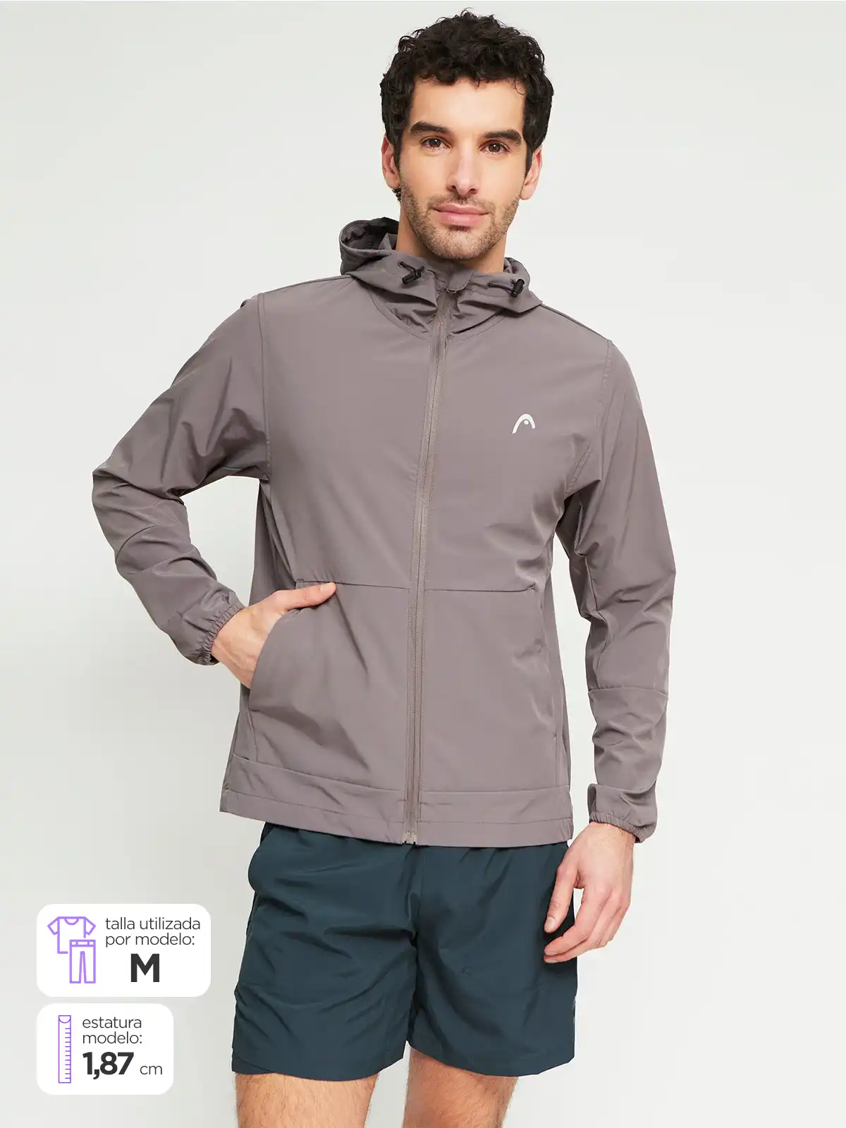 CASACA HOMBRE HEAD BRUN - 1