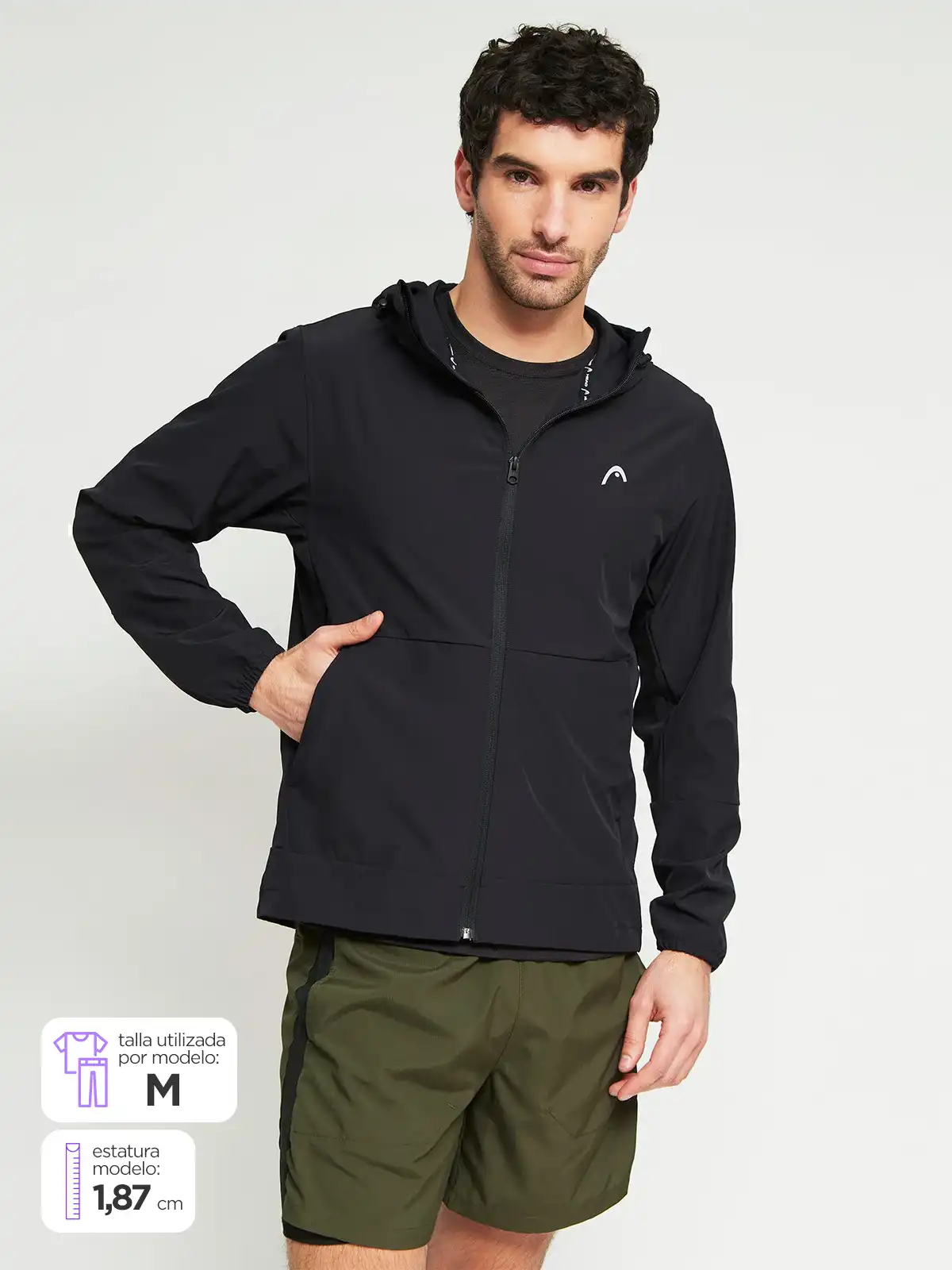 CASACA HOMBRE HEAD BRUN - 1