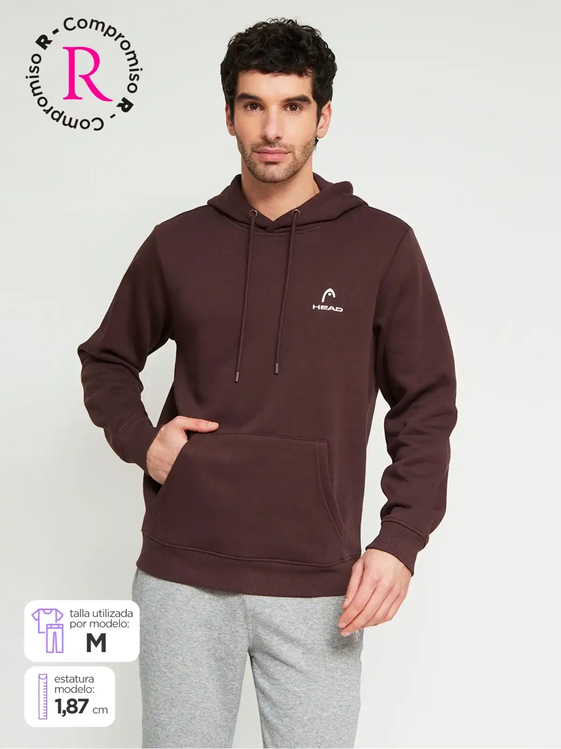 POLERA DEPORTIVA HOMBRE HEAD CANGURO - 1