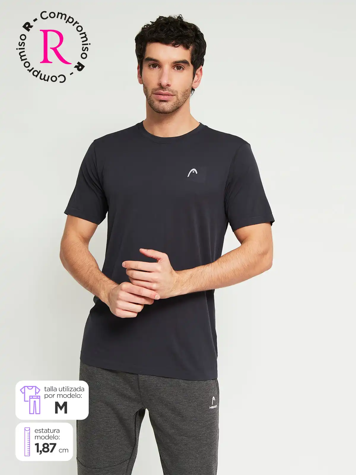 POLERA HOMBRE HEAD BEAMLESS - 1