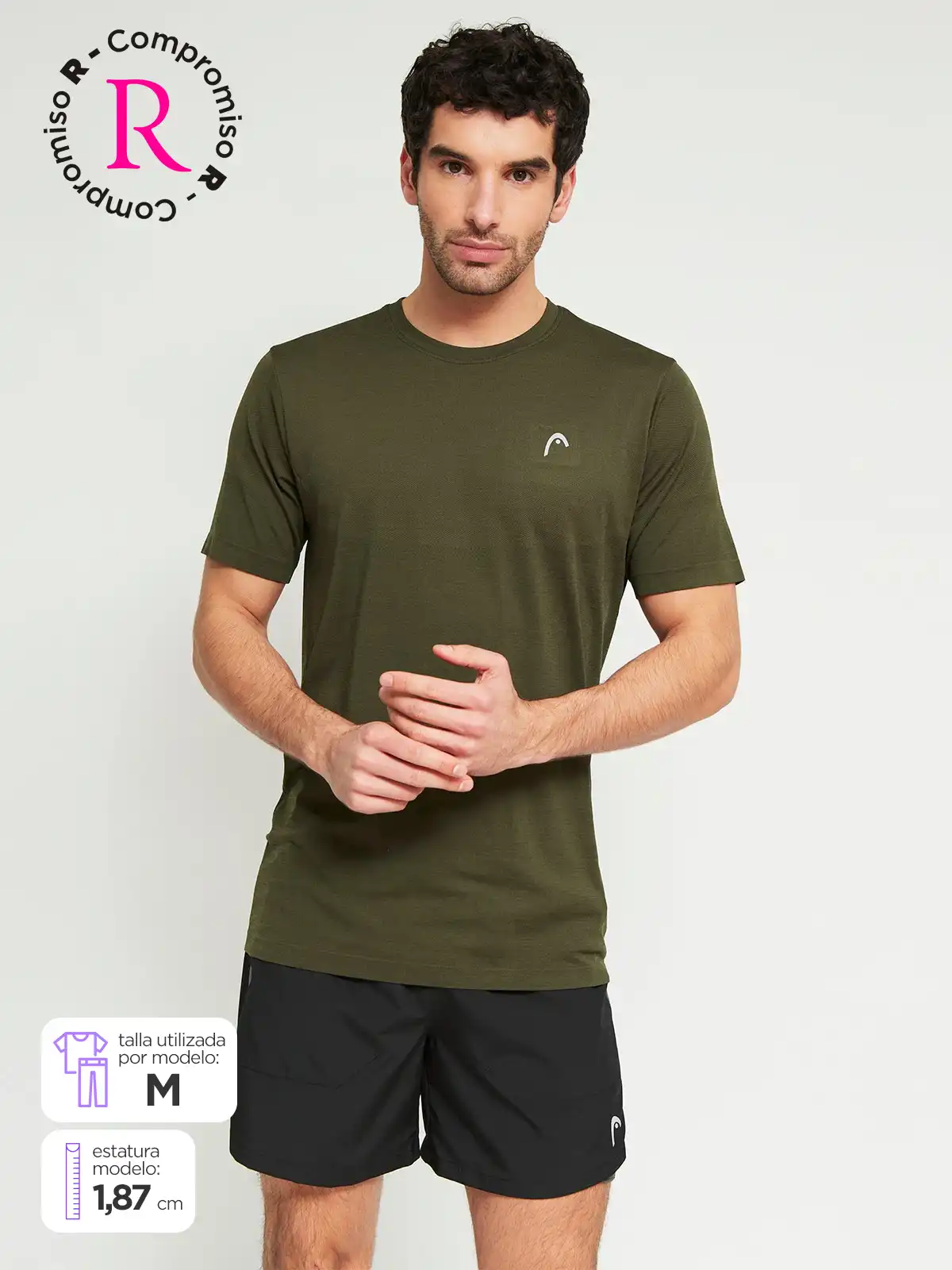 POLERA HOMBRE HEAD BEAMLESS - 1