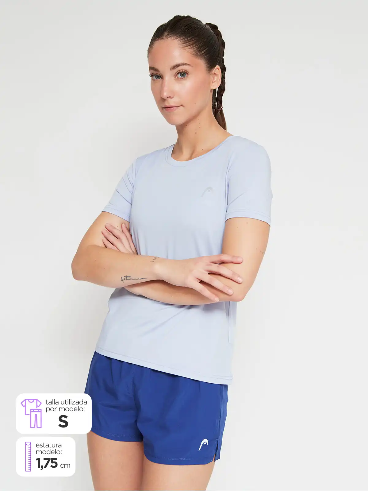 POLO MANGA CORTA MUJER HEAD BTRAIN - 1