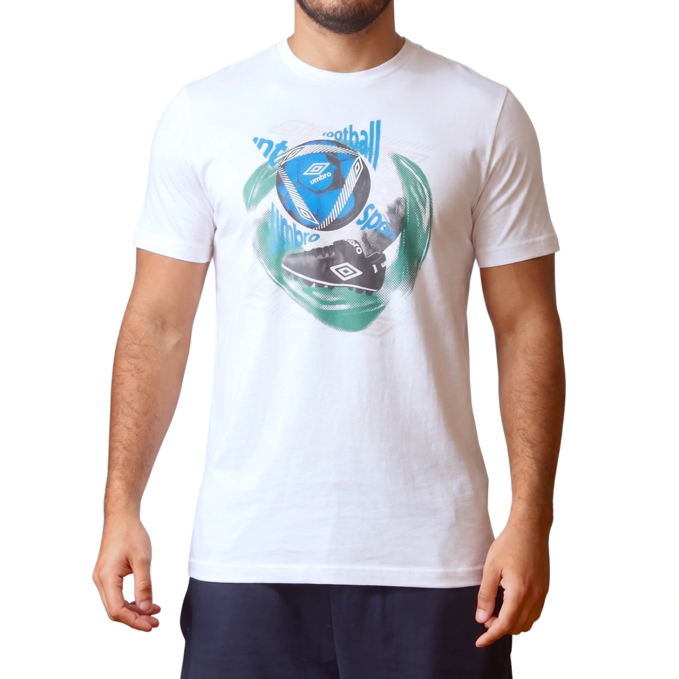 POLO MANGA CORTA ALGODÓN HOMBRE UMBRO BLANCO - 1